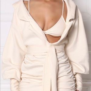 Ricki Brazil Ivory Fleece Pab Dress